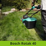 Der Bosch Rotak 40 schafft auch problemlos hohes Gras