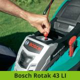 Der Rotak 43 LI besitzt den Bosch Powerdrive-Motor