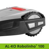 Dank der gummierten Räder hat der AL-KO Robolinho 100 eine gute Traktion