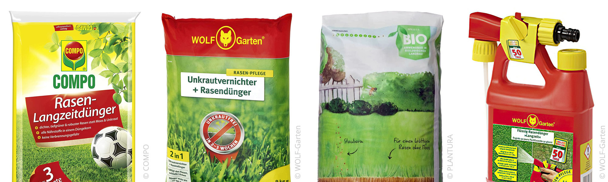 Rasendünger Test / Vergleich 2025